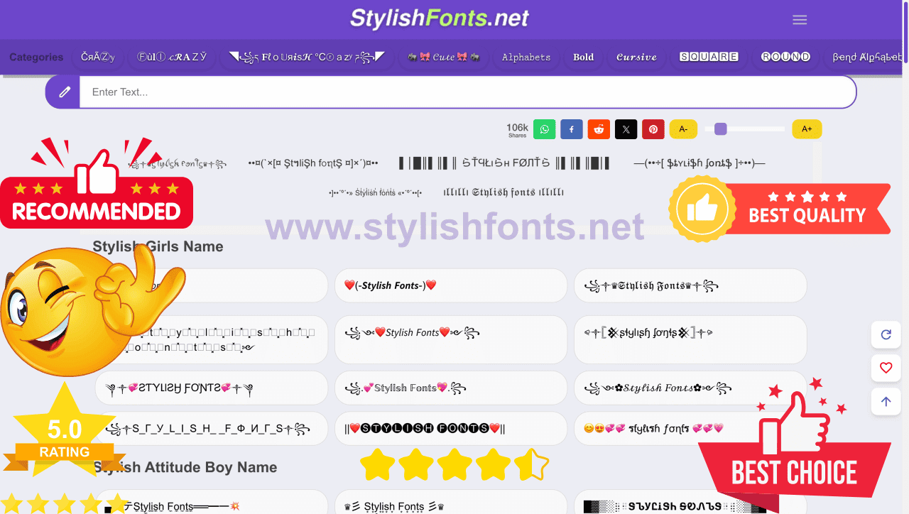 stylish-fonts
