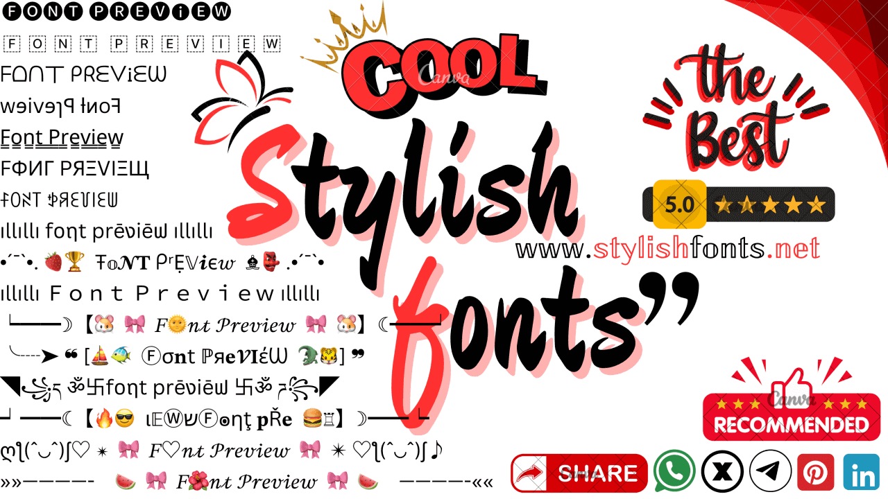 stylish-fonts